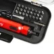 Surubelnita electrica 3.6V 1,5Ah 26 accesorii cutie RD-CSC05