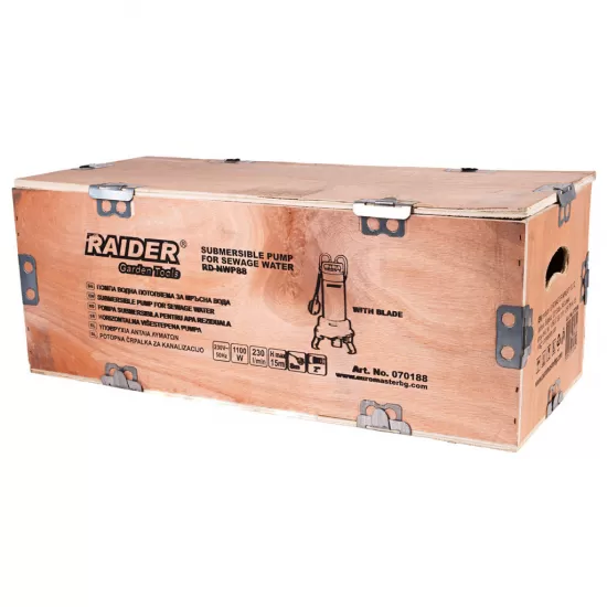 Pompa submers. apa murdara 1100W2" 230L/min15m INOX RD-NWP88