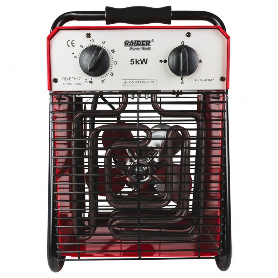 Aeroterma electrica 5kW 230V cu stand RD-EFH17