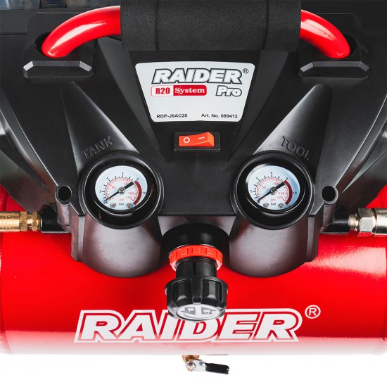 R20 Compresor aer 40V 6L 98L/min 9bar Solo RDP-J6AC20