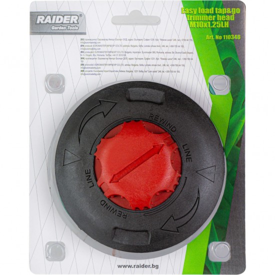 Cap de motocoasa cu incarcare usoara M10x1.25LH PA RD