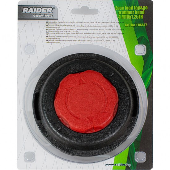 Cap de motocoasa cu incarcare usoara 4 M10x1.25LH PA RD