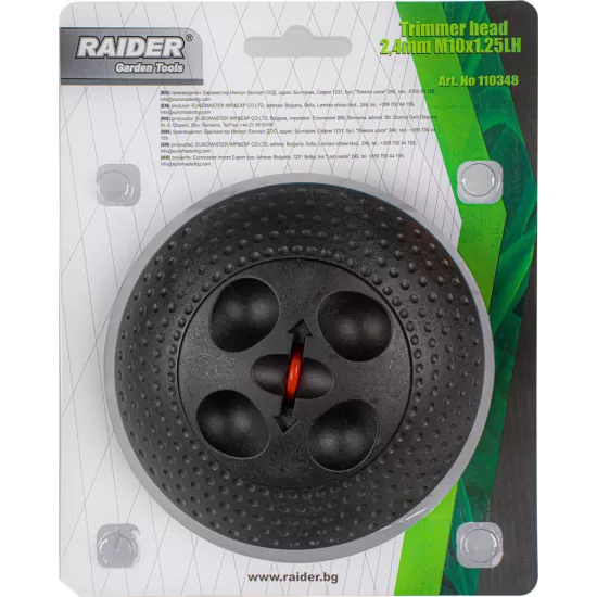 Cap de motocoasa 2,4mm M10x1.25LH PA RD