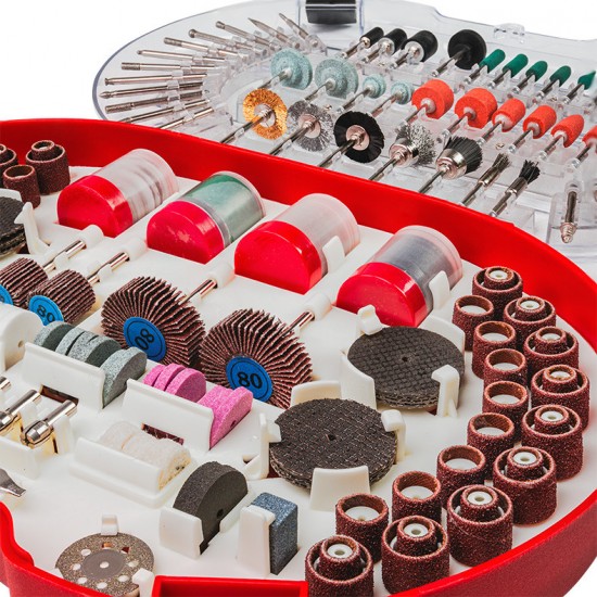 Set 276 accesorii pentru mini polizor drept in cutie