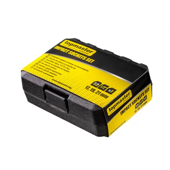 Tubulare de impact cu protectie set 17, 19, 21mm 1/2" TMP