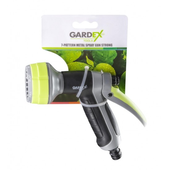 Pistol metalic pentru stropit cu 7 functii STRONG GX