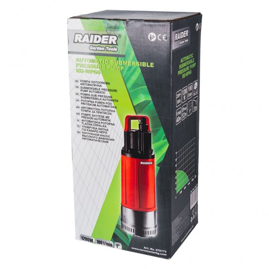 Pompă submersibilă 1200W 1" 100L/min 40m INOX RD-WP66