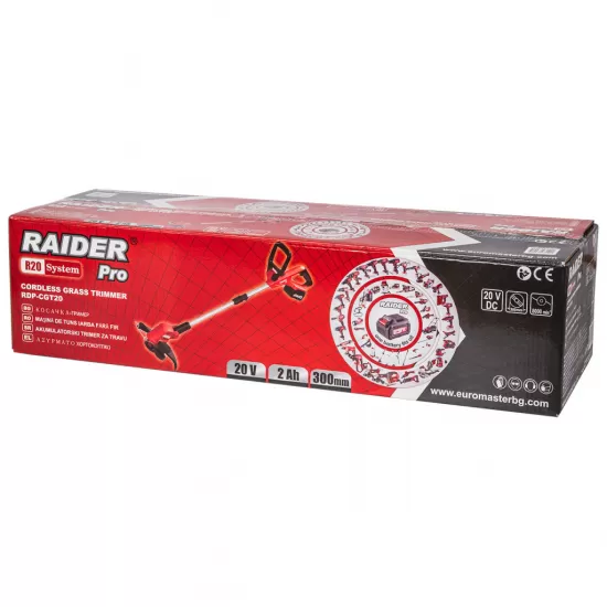 R20 Trimmer gazon 300mm Al 2Ah RDP-CGT20 Set
