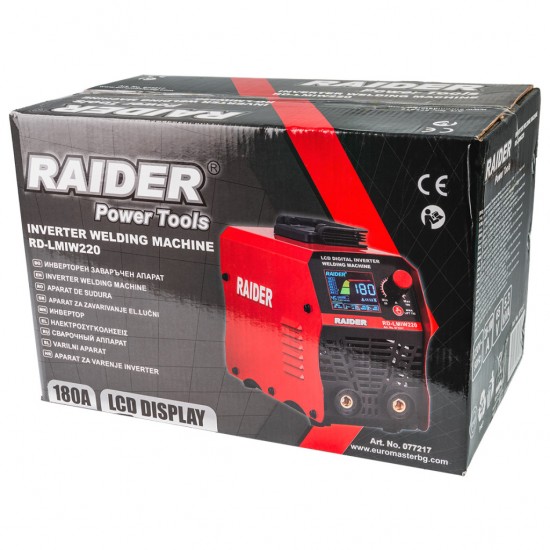Aparat de sudura inverter 180A LCD RD-LMIW220