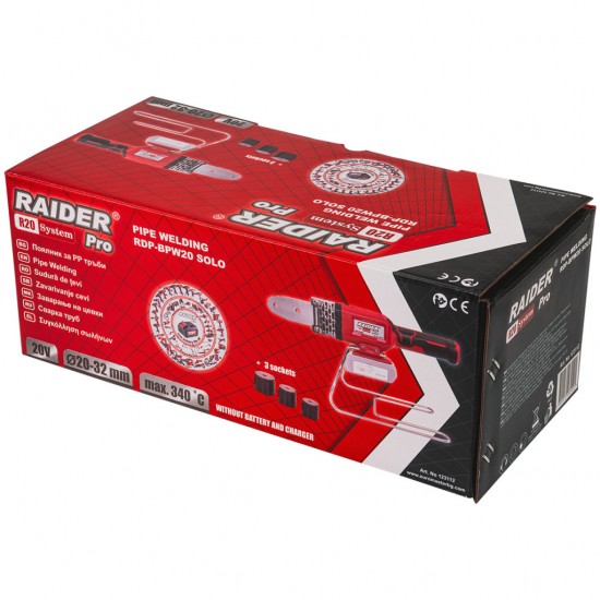 R20 Set sudura PPR 340°C 3 bacuri Ø20-32mm Solo RDP-BPW20