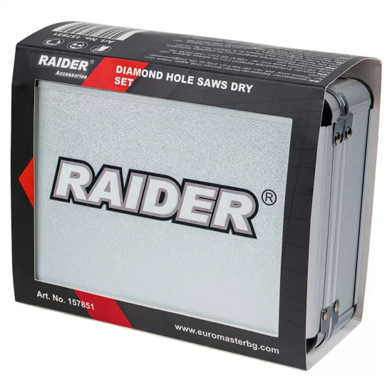 Set de carote diamantate dry M14 Ø8-68mm AL Case