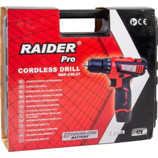 Bormasina cu acumulator Li-ion 12V 1x1.5Ah 28Nm RD-CDL27