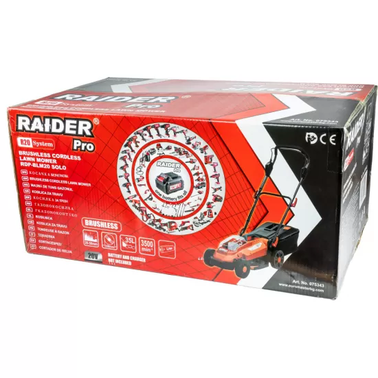 R20 Masina tuns iarba brushless 33cm 35L Solo RDP-BLM20
