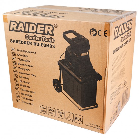 Tocator crengi 2500W 45mm 60L RD-ESH03
