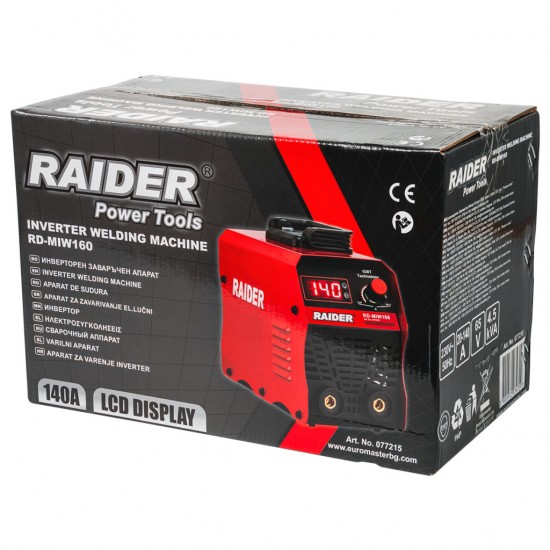Aparat de sudura inverter 140A Display RD-MIW160