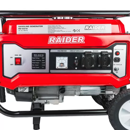 Gasoline Generator 3kW Wheels RD-GG18