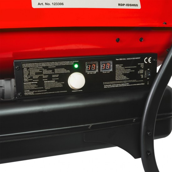 Generator aer cald diesel ardere indirecta 50kW RDP-IDSH60