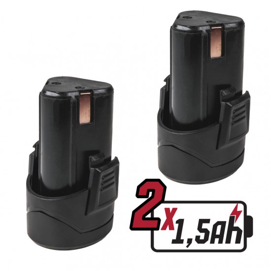 Set bormasina + surubelnita cu impact 12V 2x1.5Ah RD-CDIDL01
