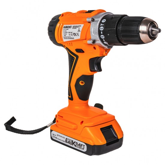 Bormasina percutie si cheie brushless 18V 4A 2Ah BK-CDIBIW3