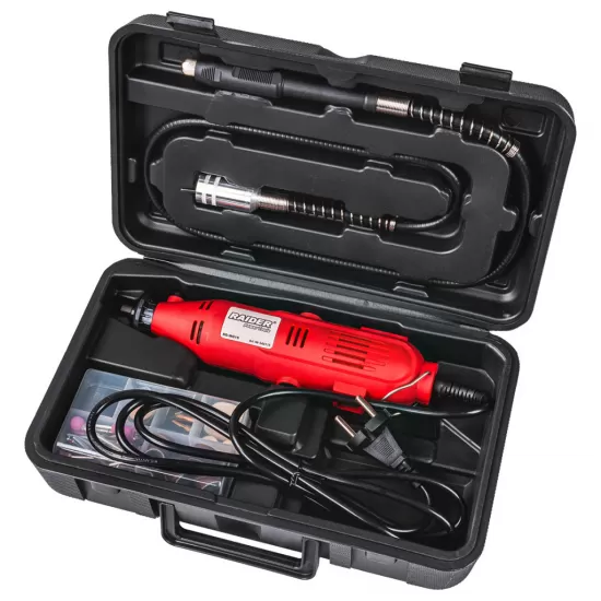 Set mini polizor drept 135W vit. var. 100 accesorii RD-MG15