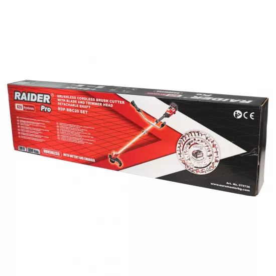 R20 Trimmer pliabil electric cu lama/mosor 20V 4Ah RDP-BBC20