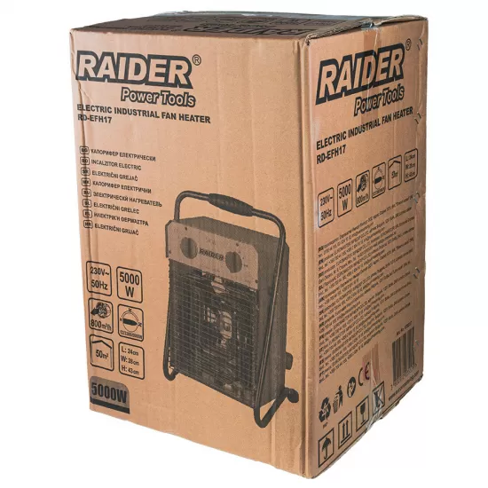 Aeroterma electrica 5kW 230V cu stand RD-EFH17