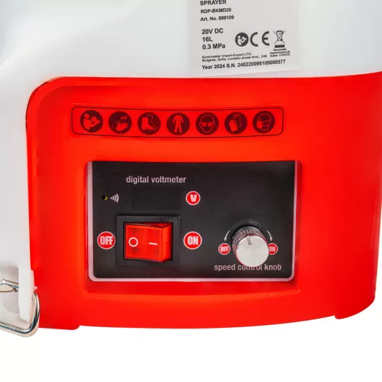 R20 Vermorel 16L 3bar 2Ah RDP-BKMD20