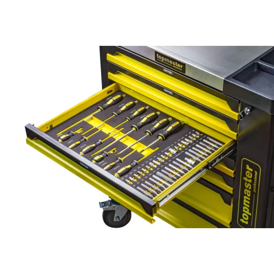 Dulap pt scule 7 sertare echipat 182 piese TMP