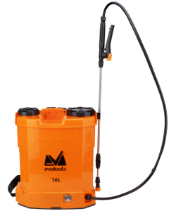 Pompa de Stropit cu Acumulator si Spatiu Depozitare Evotools PP Volum 16 l