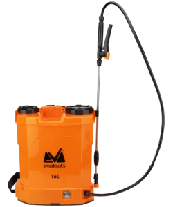 Pompa de Stropit cu Acumulator si Spatiu Depozitare Evotools PP Volum 16 l