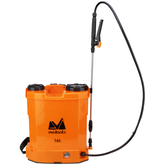 Pompa de Stropit cu Acumulator si Spatiu Depozitare Evotools PP Volum 16 l