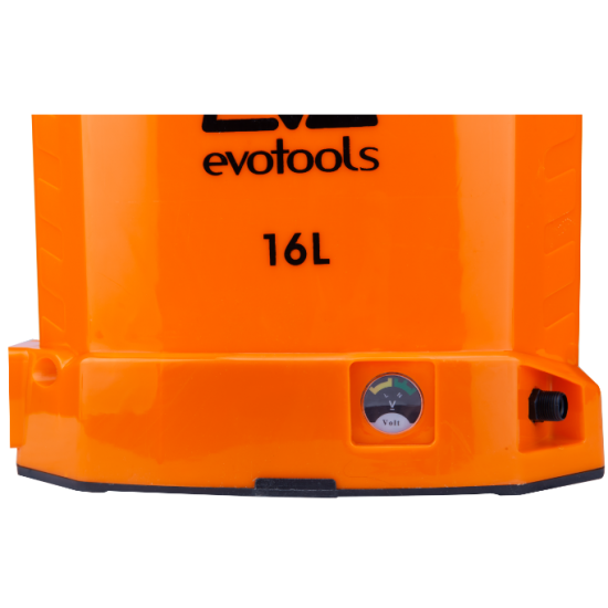 Pompa de Stropit cu Acumulator si Spatiu Depozitare Evotools PP Volum 16 l
