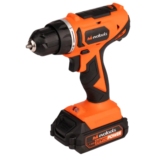 Masina de Gaurit si Insurubat POWER Evotools 35Nm cu 2 Acumulatori si Incarcator MAX 20V
