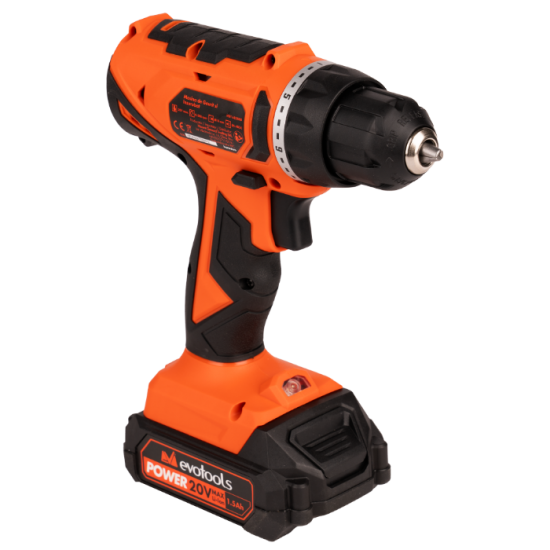 Masina de Gaurit si Insurubat POWER Evotools 35Nm cu 2 Acumulatori si Incarcator MAX 20V