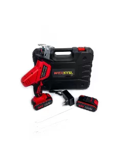 Fierastrau Sabie WerStil cu 2 Acumulatori, 24 V, 3 Panze rezerva Fierastrau Sabie WerStil cu 2 Acumulatori, 24 V, 3 Panze rezerva