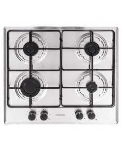 Plita incorporabila Hausberg HB-555, Gaz, 4 arzatoare, Sistem siguranta - Inox