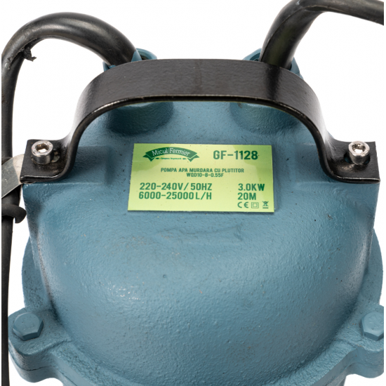 Pompa submersibila de apa murdara PU205, 2750 W, 20 m