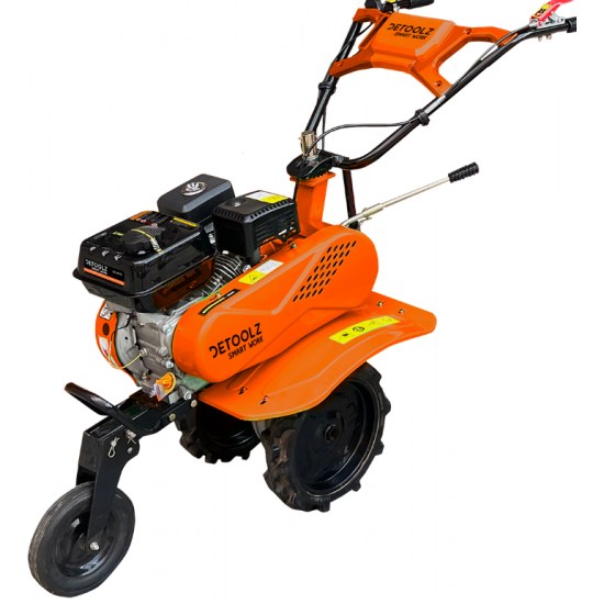 Motocultor Detoolz 7CP,212CC+plug+adaptor+roti metalice -
