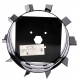 Set 2 roti metalice motocultor detoolz (1 pereche)