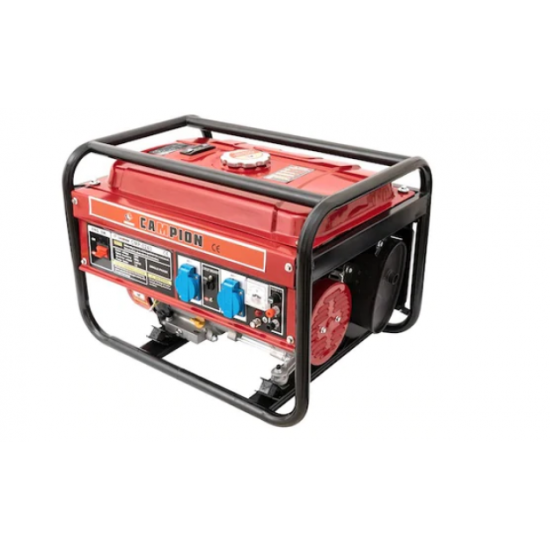 Generator curent Campion 3800W, pornire automata la cheie 4 timpi, cadru metalic