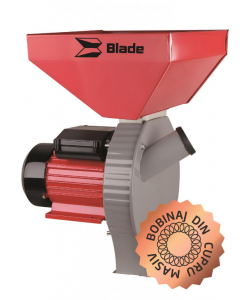 Moara electrica de macinat Porumb, grâu, orz, stiulete intreg, uruiala Blade model B,Cuva mare, 2700 W, 200 kg/h