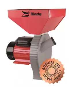 Moara electrica de macinat Porumb, grâu, orz, stiulete intreg, uruiala Blade model B,Cuva mare, 2700 W, 200 kg/h Moara electrica de macinat Porumb, grâu, orz, stiulete intreg, uruiala Blade model B,Cuva mare, 2700 W, 200 kg/h