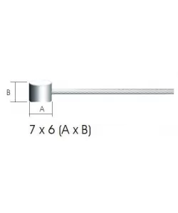 Cablu bicicleta frana 2m/1.5mm