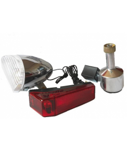 Set bicicleta far dinam + stop 6v clasic