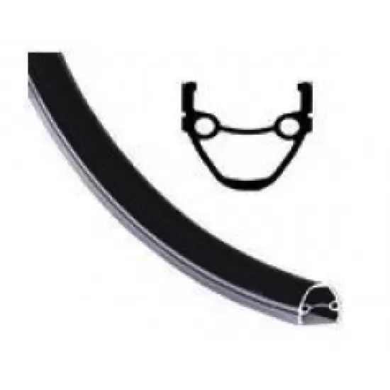 Janta bicicleta 26x1.5-1.75 - aluminiu dubla - (550g) (ml-13) (36h) (14g)