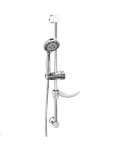 Set dus para + furtun + suport + savoniera + bara, ferro evo n130b, 5 functii, 1.5 m