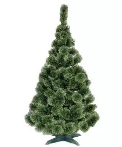 Brad artificial 120 cm - cu cetina inspicata si varfuri ramificate Brad artificial 120 cm - cu cetina inspicata si varfuri ramificate