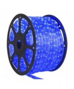 Furtun luminos albastru cu bec 100 M + Statie