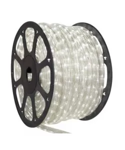 Furtun luminos cu led alb 100m + statie Furtun luminos cu led alb 100m + statie