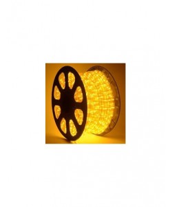 Furtun luminos cu led galben 100m + statie